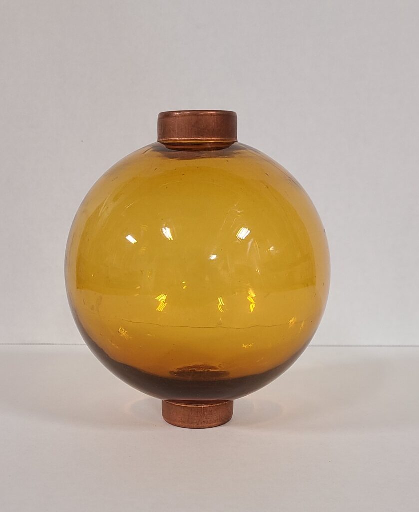 104AG Glass Balls - Amber - Robbins Lightning